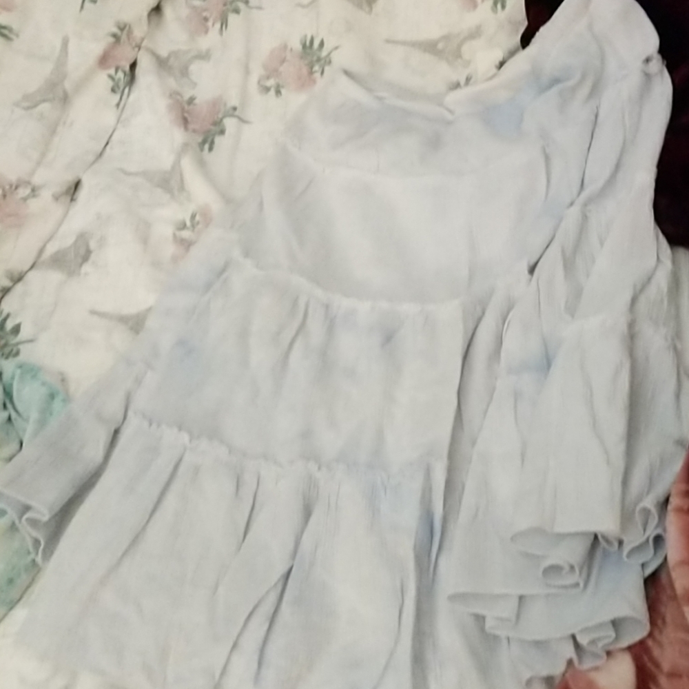 White skirt